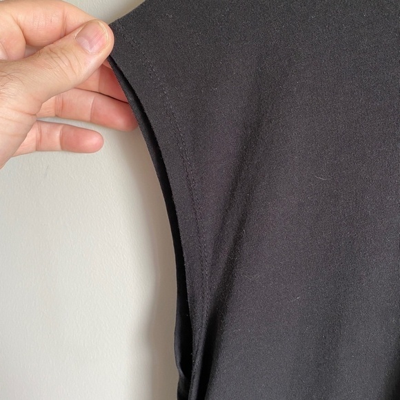 Lands'‎ End Women's Black Sleeveless Knit Midi/Maxi Dress Size 1X (16W - 18W) - Picture 4 of 14